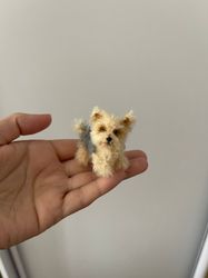 Miniature dog Yorkie puppy York Yorkshire terrier Blythe doll friend pet replica 1 to 6 scale custom made ooak toy gift