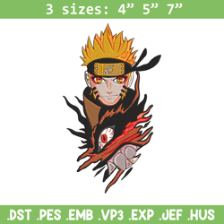 Naruto x kurama Embroidery Design, Naruto Embroidery, Embroidery File, Anime Embroidery, Anime shirt, Digital download.