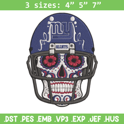 New York Giants skull embroidery design, New York Giants embroidery, NFL embroidery, sport embroidery, embroidery design