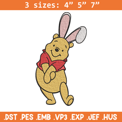 Winnie The Pooh Embroidery design, Winnie The Pooh Embroidery, Embroidery File, cartoon design, Digital download.