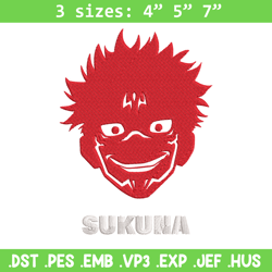 Sukuna laugh Embroidery Design, Jujutsu Embroidery, Embroidery File, Anime Embroidery, Anime shirt, Digital download