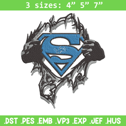Superman Symbol Detroit Lions embroidery design, Lions embroidery, NFL embroidery, sport embroidery, embroidery design.