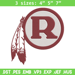 Washington Redskins embroidery design,  Redskins embroidery, NFL embroidery, logo sport embroidery, embroidery design.