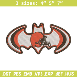 Batman Symbol Cleveland Browns embroidery design, Browns embroidery, NFL embroidery, sport embroidery, embroidery design