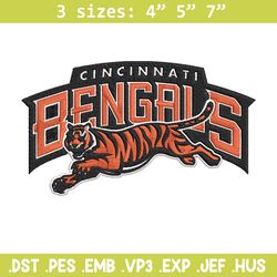 Cincinnati Bengals embroidery design, Bengals embroidery, NFL embroidery, logo sport embroidery, embroidery design