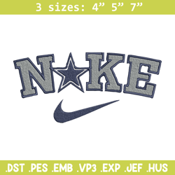 Dallas Cowboys embroidery design, NFL embroidery, Nike design, Embroidery file,Embroidery shirt, Digital download