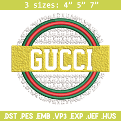 Gucci logo Embroidery Design, Gucci Embroidery, Brand Embroidery, Logo shirt, Embroidery File, Digital download