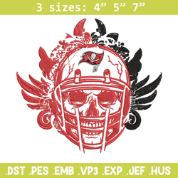 Tampa Bay Buccaneers skull embroidery design, Buccaneers embroidery, NFL embroidery, sport embroidery, embroidery design