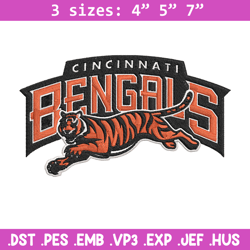 Cincinnati Bengals embroidery design, Bengals embroidery, NFL embroidery, logo sport embroidery, embroidery design