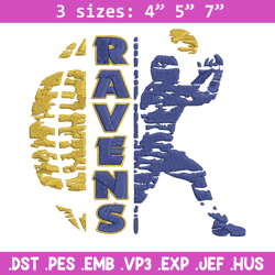 Football Player Baltimore Ravens embroidery design, Baltimore Ravens embroidery, NFL embroidery, logo sport embroidery.