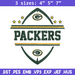 Ball Green Bay Packers embroidery design, Packers embroidery, NFL embroidery, sport embroidery, embroidery design.