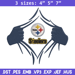 Pittsburgh Steelers embroidery design, Steelers embroidery, NFL embroidery, sport embroidery, embroidery design.