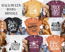 Halloween SVG Bundle Halloween shirt bundle SVG for Cricut Halloween tee SVG bundle Halloween bundle dxf eps png Digital