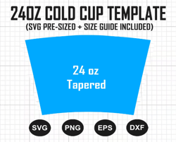 no hole cold cup svg 24oz cold cup template svg no hole cold cup wrap svg cold cup wrap template