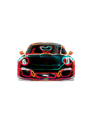 Porsche Neon Graphic