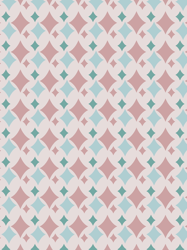 Colorful Diamond Shapes Modern Maximalist Pattern Pink Graphic