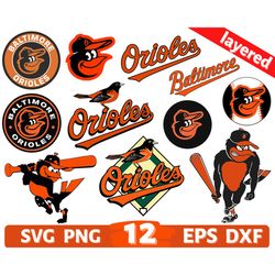 Digital Download, Baltimore Orioles svg, Baltimore Orioles logo, Baltimore Orioles clipart, Baltimore Orioles cricut