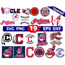 Cleveland Indians logo, Cleveland Indians svg, Cleveland Indians clipart, Cleveland Indians crciut