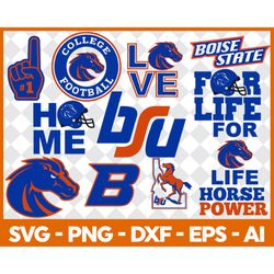 Boise State Broncos Svg, Boise State Broncos Logo, NCAA Svg, Sport Svg, Png Dxf Eps Boise State Broncos Png