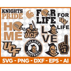 UCF Knights Bundle SVG, UCF Knights SVG, NCAA SVG PNG DXF EPS Digital File.