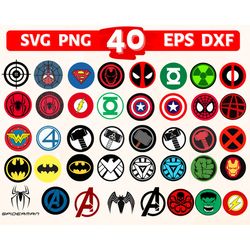 Digital Download, Spiderman svg, Iron Man svg, Superman svg, Deadpool svg, batman svg, hulk svg.
