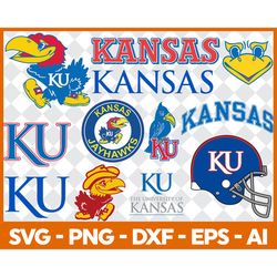 Kansas Jayhawks, Kansas Jayhawks Svg, Kansas Jayhawks Clipart, Kansas Jayhawks Cricut, Football svg, NCAA