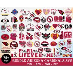 75 Arizona Cardinals Bundle Svg, Bundle Cardinals Svg, Sport Svg,