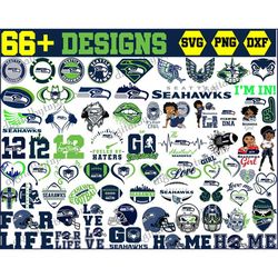 66 Seahawks Svg,Nfl svg bundle, Seattle Seahawks Svg Bundle, Seahawks