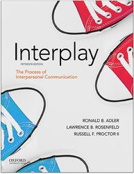 Adler Interplay The Process of Interpersonal Communication Ronald B. Adler, Lawrence B. Rosenfeld, Russell F. Proctor 15