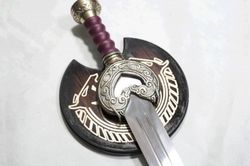 Handcrafted Herugrim swords, forged for King Theoden, Lord of the Rings collection Replica Sword, Gift For Dad, war axe,