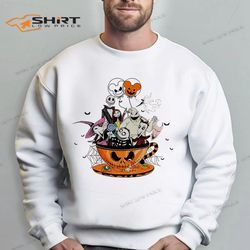 Nightmare Tea Cup Balloon Halloween Sweatshirt