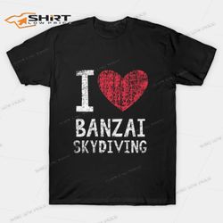 I Love Banzai Skydiving Halloween T-Shirt