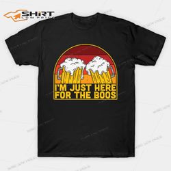 Im Just Here For The Boos Beer Vintage Halloween T-Shirt