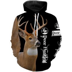 deer buck deer hunting gifts hoodie 3d, personalized all over print hoodie 3d y104