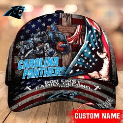 Carolina Panthers Mascot Flag Caps, NFL Carolina Panthers Caps for Fan