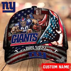 New York Giants Mascot Flag Caps, NFL New York Giants Caps for Fan