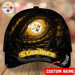 Pittsburgh Steelers Dragon's Eye Caps, NFL Pittsburgh Steelers Caps for Fan