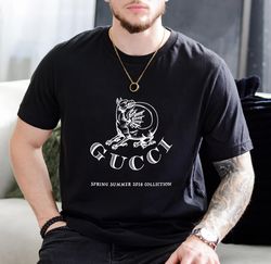 Gucci Shirt Gang T Shirt Hipster Inspired Tshirt Aesthetic Tumblr Vintage T-shirt For Women Unisex Champion Clothing Kaw