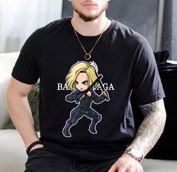 Balenciaga BB Chibi Black Widow Fan Gift T-Shirt