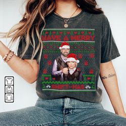 Travis Kelce Taylor Kansas Football Shirt, Swiftmas Vintage 90s Bootleg Christmas Sweatshirts, Have a Merry Xmas Shirt 1