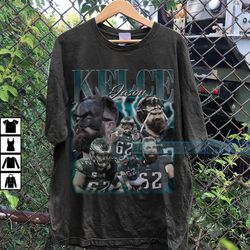 Vintage Jason Kelce Shirt, Sweatshirt, Hoodie, Football shirt, Classic 90s Graphic Tee, Unisex, Vintage Bootleg, Oversiz