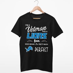 I_M A Veteran And A NFL Lions Fans Gift