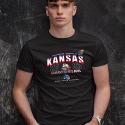 Kansas-Jayhawks-2023-Guaranteed-Rate-Bowl-Rock-Chalk-Jayhawk-T-shirt