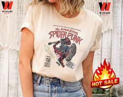 Vintage Spider Punk The Amazing Spider Man Shirt , Marvel Gifts For Men