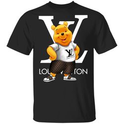Chaep Disney Pooh Lv T Shirt Mens, Louis Vuitton Logo T Shirt