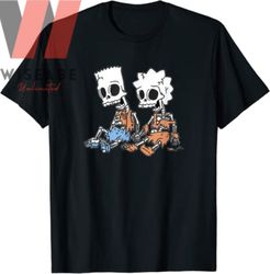 Unique Halloween Simpsons Skeleton T Shirt, Halloween Shirt