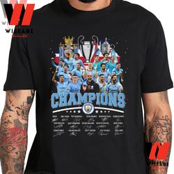Unique Manchester City 2023 UEFA Champions League T Shirt,  Manchester City Shirt