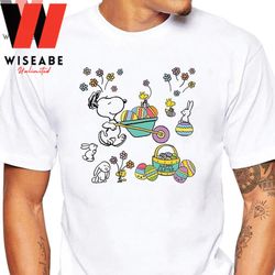 Cheap Snoopy And Woodstock Easter T Shirt