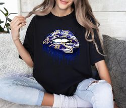 Cutest   Sexy Baltimore Ravens Lips For Football Lovers shirt