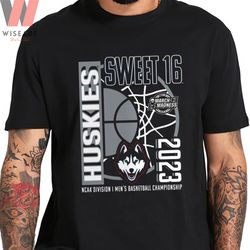 Cheap Sweet 16 NCAA Mens Division I Basketball Tournament UConn Huskies National Championship Shirt